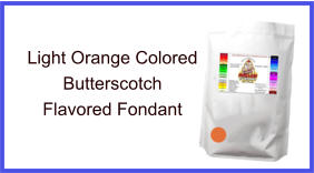 Light Orange Butterscotch Fondant