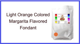Light Orange Margarita Fondant
