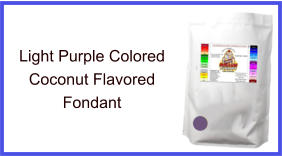 Light Purple Coconut Fondant