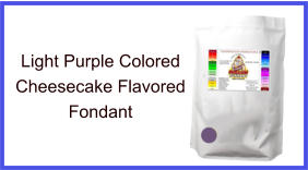 Light Purple Cheesecake Fondant