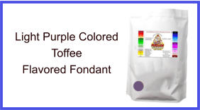 Light Purple Toffee Fondant
