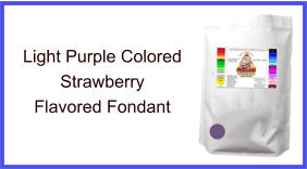 Light Purple Strawberry Fondant