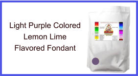 Light Purple Lemon Lime Fondant
