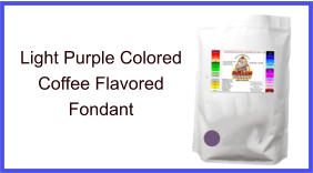 Light Purple Coffee Fondant