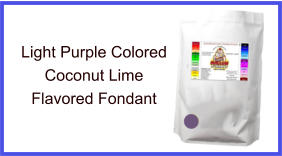 Light Purple Coconut Lime Fondant