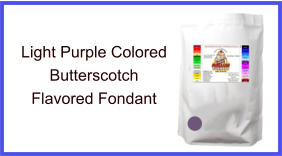 Light Purple Butterscotch Fondant