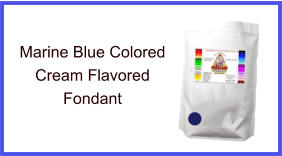 Marine Blue Cream Fondant