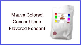Mauve Coconut Lime Fondant
