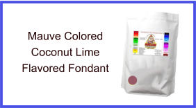 Mauve Coconut Lime Fondant