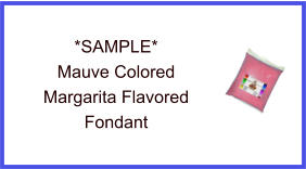 Margarita Fondant Sample