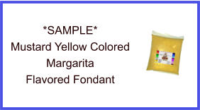 Mustard Yellow Margarita Fondant Sample