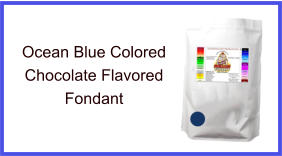 Ocean Blue Chocolate Fondant