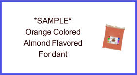 Orange Almond Fondant Sample