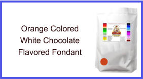 Orange White Chocolate Fondant