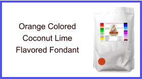 Orange Coconut Lime Fondant