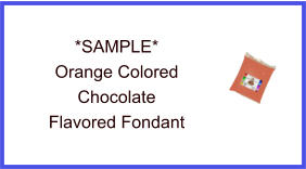 Orange Chocolate Fondant Sample