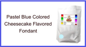 Pastel Blue Cheesecake Fondant