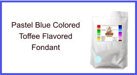 Pastel Blue Toffee Fondant