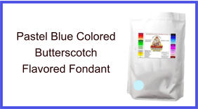 Pastel Blue Butterscotch Fondant