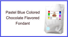 Pastel Blue Chocolate Fondant