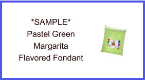 Pastel Green Margarita Fondant Sample