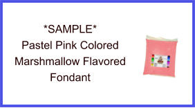 Pastel Pink Marshmallow Fondant Sample