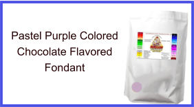 Pastel Purple Chocolate Fondant