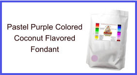 Pastel Purple Coconut Fondant