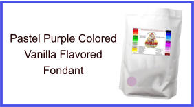 Pastel Purple Vanilla Fondant
