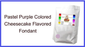 Pastel Purple Cheesecake Fondant