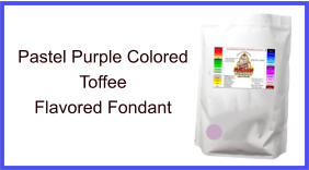 Pastel Purple Toffee Fondant