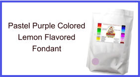 Pastel Purple Lemon Fondant