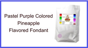 Pastel Purple Pineapple Fondant