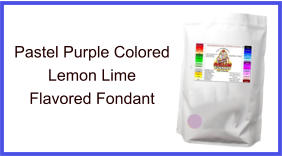 Pastel Purple Lemon Lime Fondant