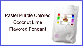 Pastel Purple Coconut Lime Fondant