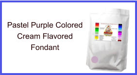 Pastel Purple Cream Fondant