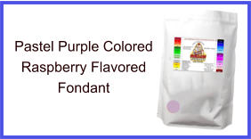 Pastel Purple Raspberry Fondant