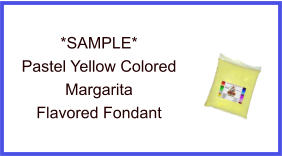 Pastel Yellow Margarita Fondant Sample