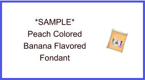 Peach Banana Fondant Sample