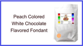 Peach White Chocolate Fondant