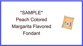 Peach Margarita Fondant Sample