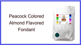 Peacock Almond Fondant