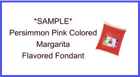 Persimmon Margarita Fondant Sample