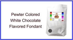 Pewter White Chocolate Fondant