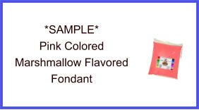 Pink Marshmallow Fondant Sample