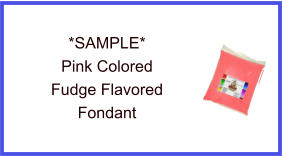 Pink Fudge Flavor Fondant Sample
