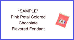 Pink Petal Chocolate Fondant Sample