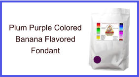 Plum Purple Banana Fondant