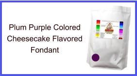 Plum Purple Cheesecake Fondant