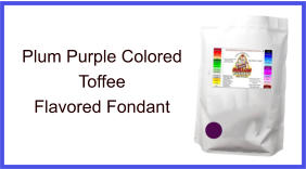 Plum Purple Toffee Fondant